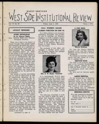 West Side Institutional Review Vol. VI No. 39