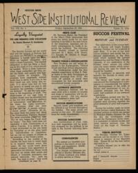 West Side Institutional Review Vol. VIII No. 04