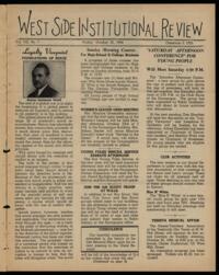 West Side Institutional Review Vol. VIII No. 07