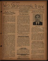 West Side Institutional Review Vol. VIII No. 09