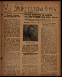 West Side Institutional Review Vol. VIII No. 10