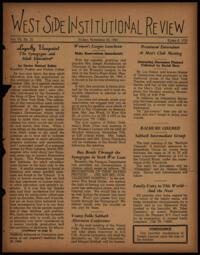 West Side Institutional Review Vol. VIII No. 12