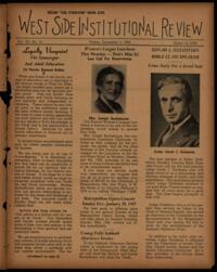 West Side Institutional Review Vol. VIII No. 13