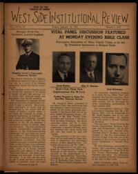 West Side Institutional Review Vol. VIII No. 20