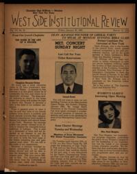 West Side Institutional Review Vol. VIII No. 21