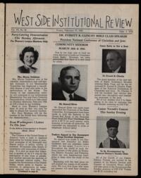 West Side Institutional Review Vol. VIII No. 24