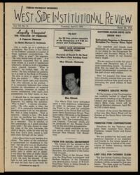 West Side Institutional Review Vol. VIII No. 31