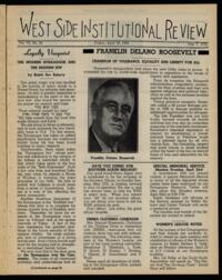 West Side Institutional Review Vol. VIII No. 33