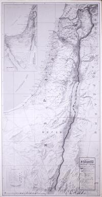 Map of Israel (Russian language)