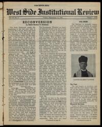 West Side Institutional Review Vol. IX No. 02