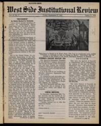 West Side Institutional Review Vol. IX No. 03