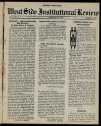 West Side Institutional Review Vol. IX No. 04