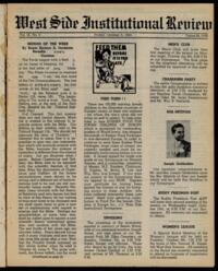West Side Institutional Review Vol. IX No. 05