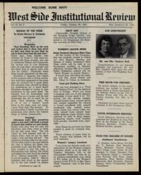 West Side Institutional Review Vol. IX No. 08