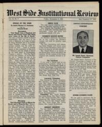 West Side Institutional Review Vol. IX No. 09