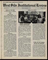 West Side Institutional Review Vol. IX No. 10
