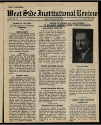 West Side Institutional Review Vol. IX No. 13