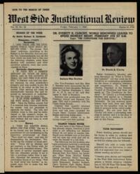 West Side Institutional Review Vol. IX No. 22