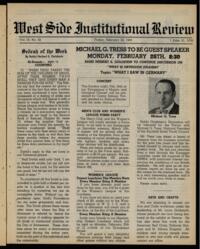 West Side Institutional Review Vol. IX No. 25