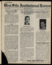 West Side Institutional Review Vol. IX No. 34