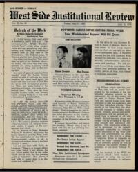 West Side Institutional Review Vol. IX No. 36