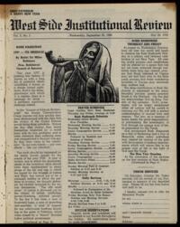 West Side Institutional Review Vol. X No. 03