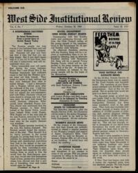 West Side Institutional Review Vol. X No. 07