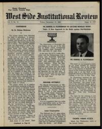 West Side Institutional Review Vol. X No. 14
