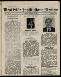 West Side Institutional Review Vol. X No. 15