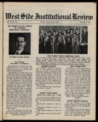 West Side Institutional Review Vol. X No. 20