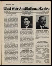 West Side Institutional Review Vol. X No. 22