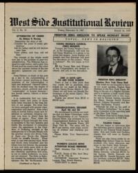 West Side Institutional Review Vol. X No. 23