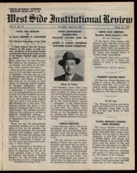 West Side Institutional Review Vol. X No. 31