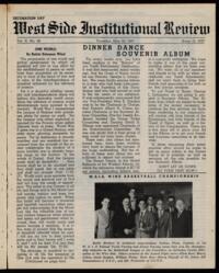 West Side Institutional Review Vol. X No. 38