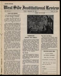 West Side Institutional Review Vol. XI No. 03