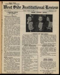 West Side Institutional Review Vol. XI No. 06