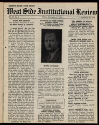 West Side Institutional Review Vol. XI No. 09