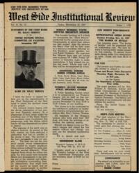 West Side Institutional Review Vol. XI No. 10