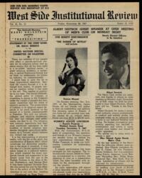 West Side Institutional Review Vol. XI No. 12