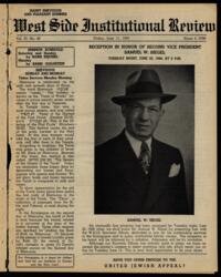 West Side Institutional Review Vol. XI No. 40