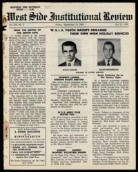 West Side Institutional Review Vol. XIII No. 02