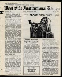 West Side Institutional Review Vol. XIII No. 03