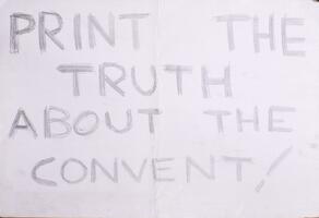 Print the truth about the convent