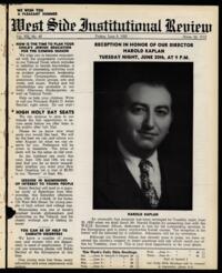 West Side Institutional Review Vol. XIII No. 40
