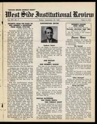West Side Institutional Review Vol. XIV No. 03