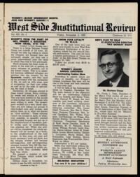 West Side Institutional Review Vol. XIV No. 09