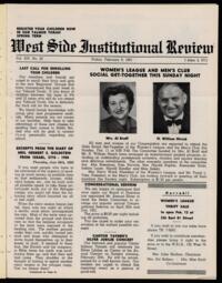 West Side Institutional Review Vol. XIV No. 23