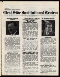 West Side Institutional Review Vol. XIV No. 27