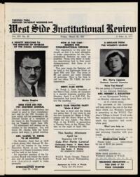 West Side Institutional Review Vol. XIV No. 30