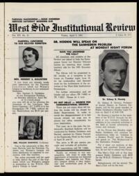 West Side Institutional Review Vol. XIV No. 31